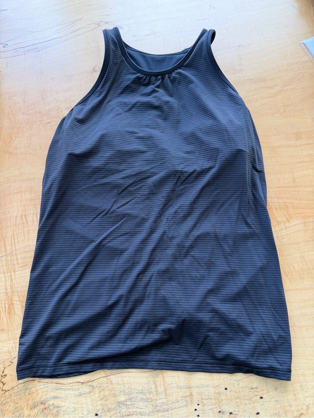 Lululemon Black Racerback Ruched Tank - Picture 6 of 6